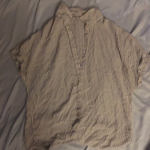 Striped button up